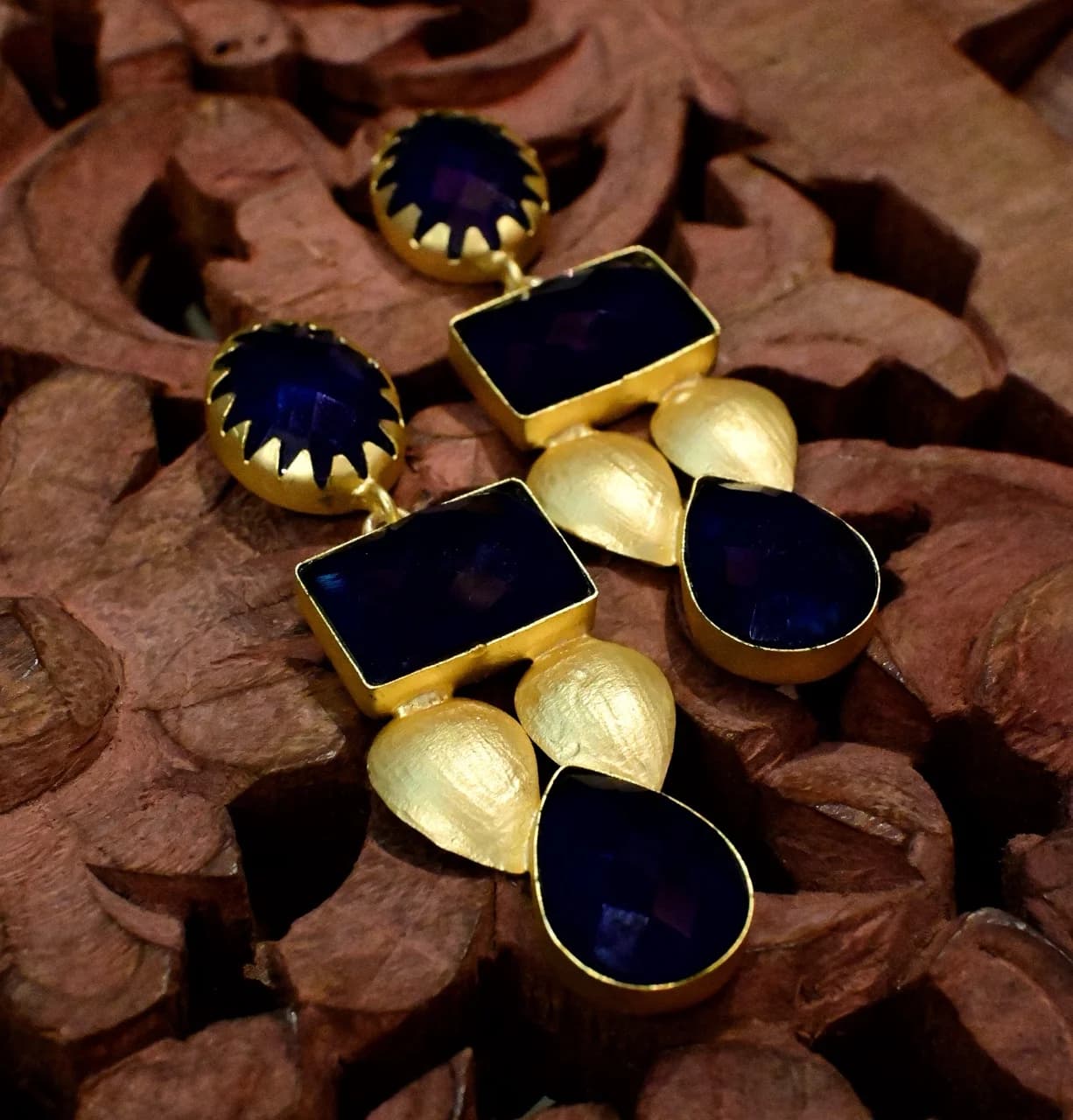 Blue Quartz Earrings
