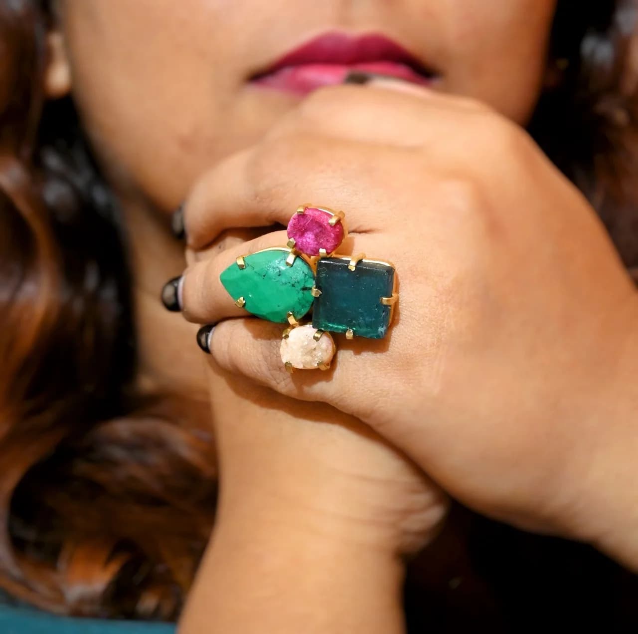 Contemporary Turquoise Ring