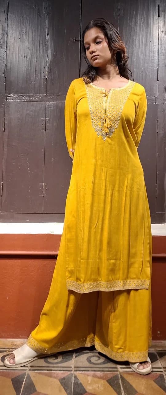 Flared Pallazo Suit