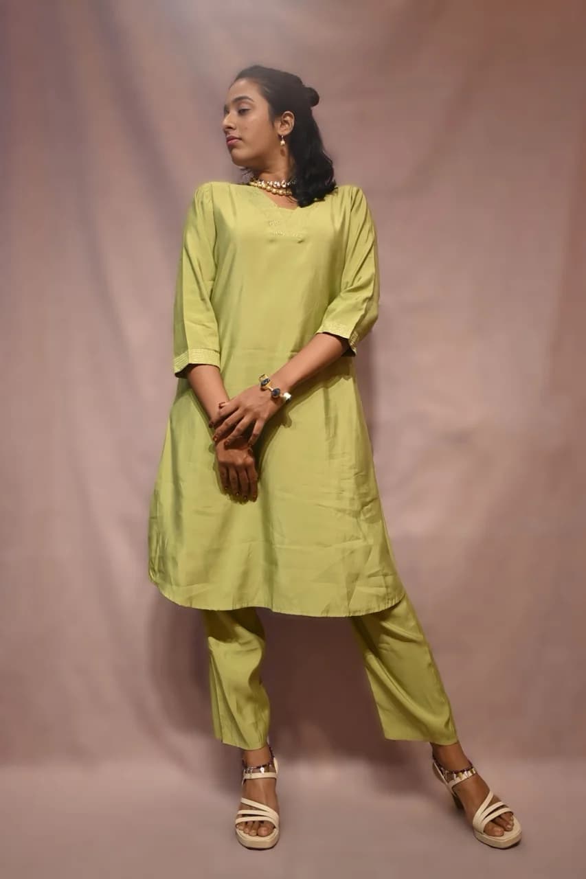 Sweedal Co Ord Set | Pista Green