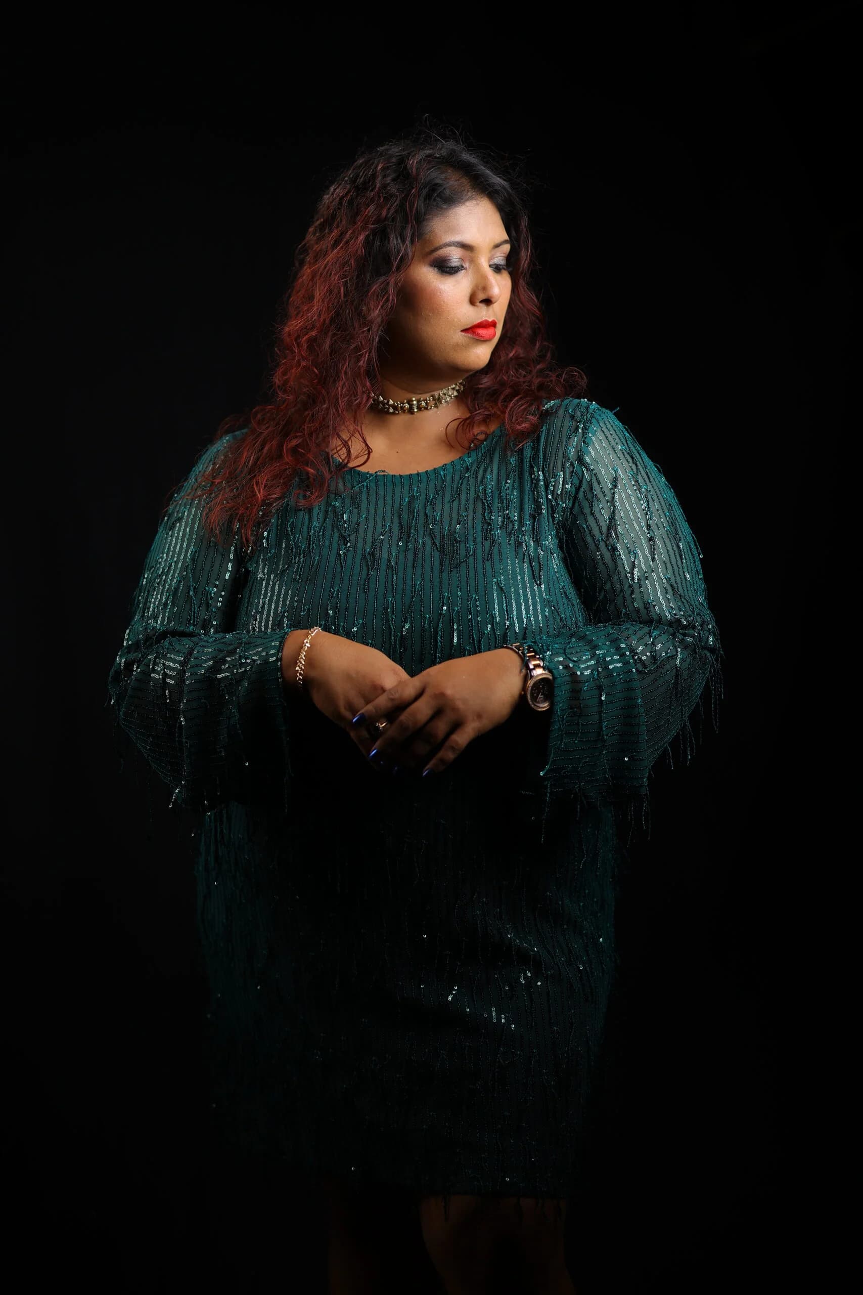 Tassira Green Dress