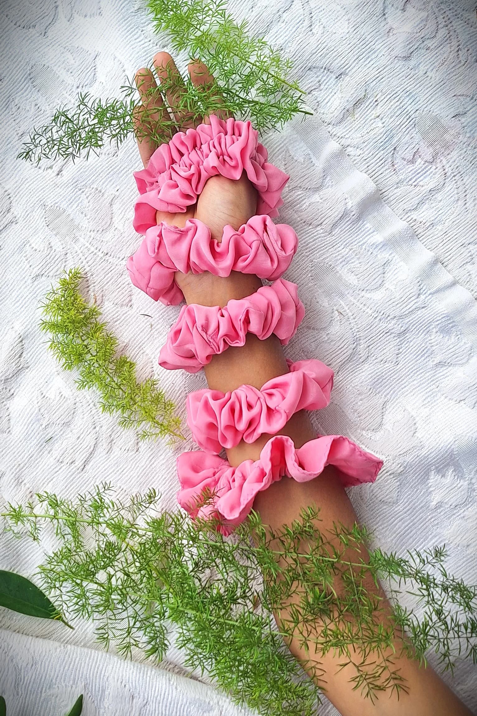 Blush Rose Scrunchie