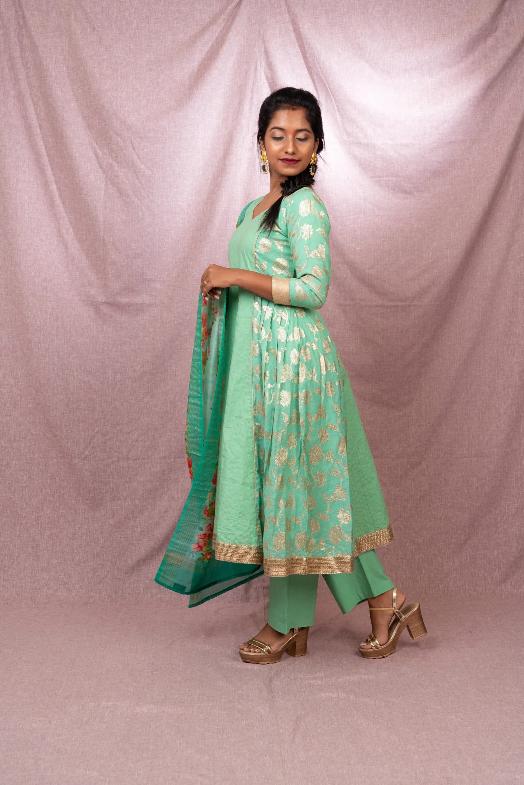 Kanira |Chanderi |Light Green
