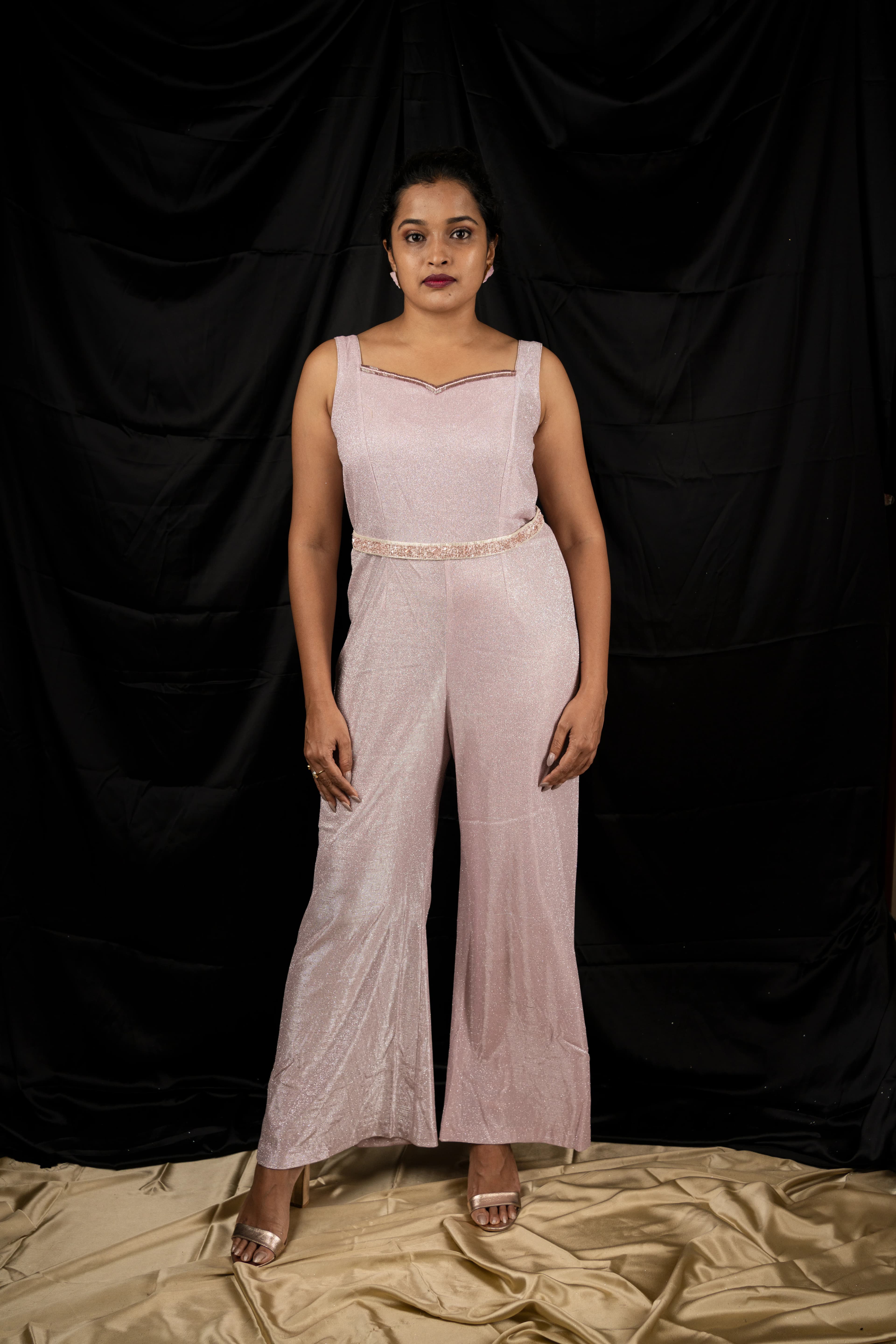 Elara Pink Jumpsuit